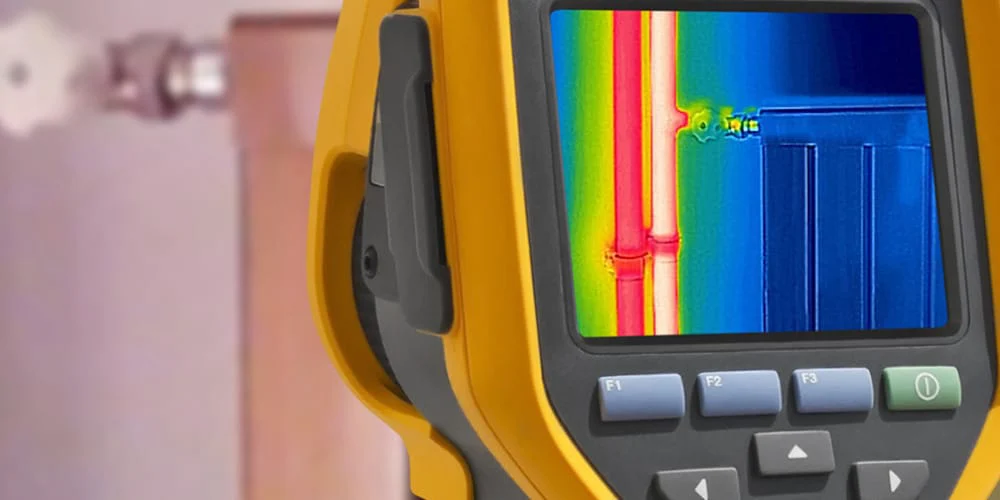 Infrared camera leak detection