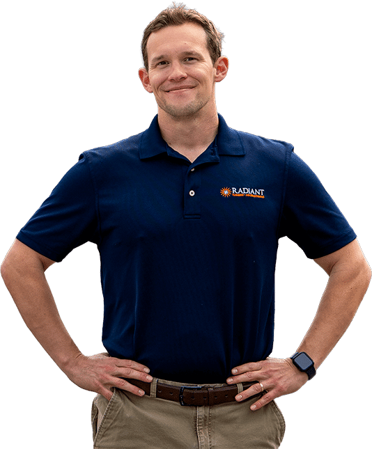 A Radiant technician from Austin smiling