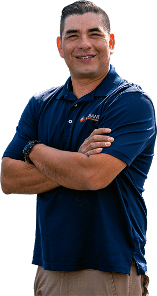 A Radiant technician from San Antonio smiling