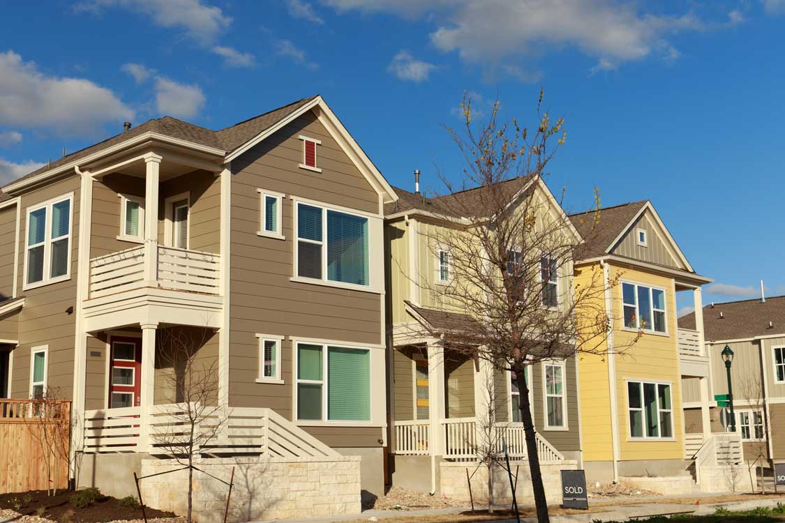 New construction townhomes in Austin