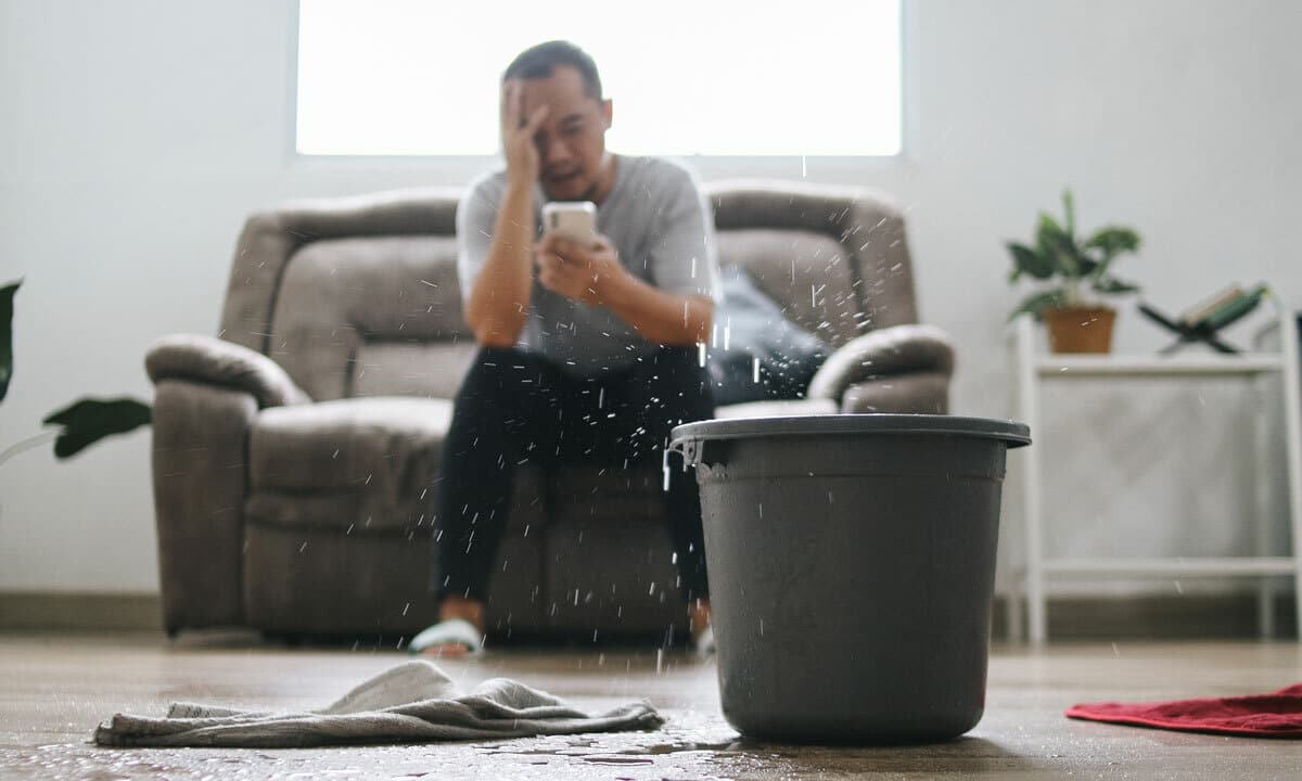 Homeowner frustrated by water leak